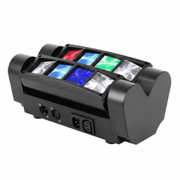 Moving Head Spider Light LED 4in1 | 8x3W RGBW | DMX Controllable | Sri Lanka view 2