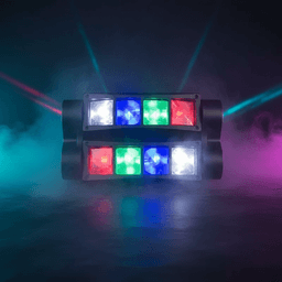 Moving Head Spider Light LED 4in1 | 8x3W RGBW | DMX Controllable | Sri Lanka view 4