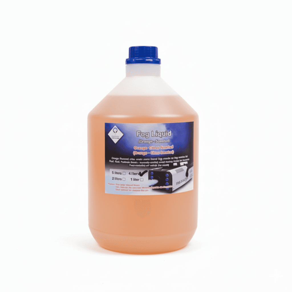 Orange Fog Liquid 4L - Professional Event Lighting